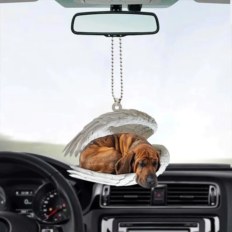 Dog Sleeping Angel Ornament | Dog Lovers Gift