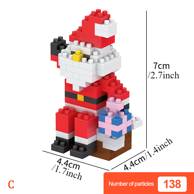 (🌲Early Christmas Sale- SAVE 49% OFF)DIY creative building block model-BUY 2 GET 10% OFF