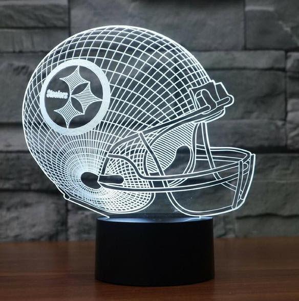 PITTSBURGH STEELERS 3D LED LIGHT LAMP