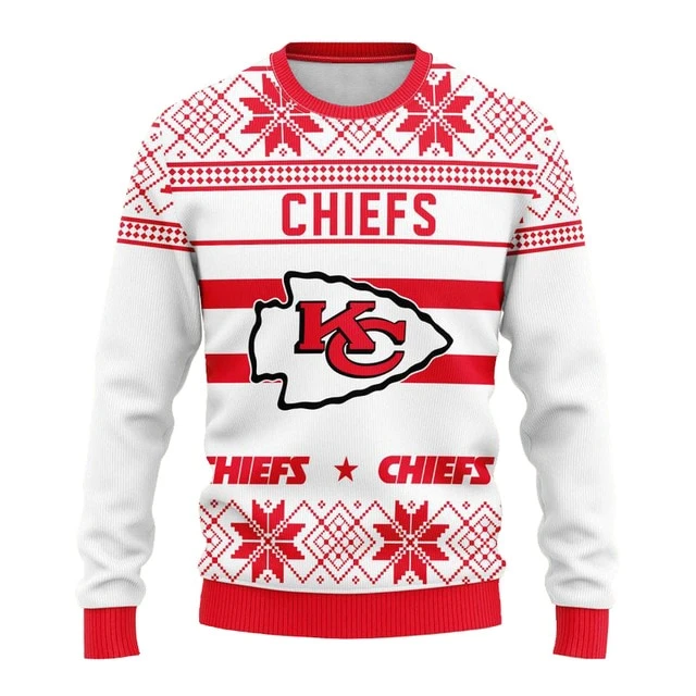 KANSAS CITY CHIEFS 3D CHRISTMAS HOODIE ABC04